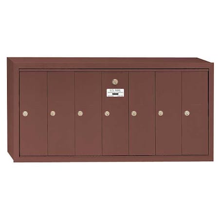 Salsbury Industries Mailbox, 45 lb, Surface, - 3507ZSU