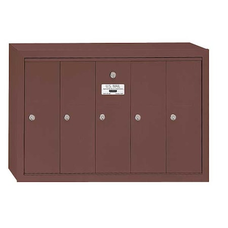 Salsbury Industries Mailbox, 35 lb, Surface, - 3505ZSU