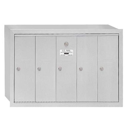 Salsbury Industries Mailbox, 35 lb, Recessed, - 3505ARU