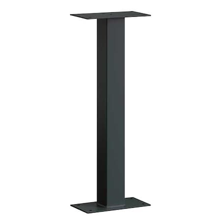 Salsbury Industries Pedestal, Black, Powder Coated, Bolt, Mail Chest 4365BLK