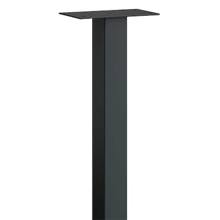 Salsbury Industries Pedestal, Black, Powder Coated, In Ground, Mail Chest 4385BLK