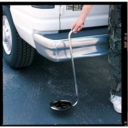 See All Industries Inspection Mirror, 8 dia., Acrylic/Chrome SUC-PLX8C