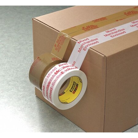 3M Carton Sealing Tape, White, 48mm x 100m 3772