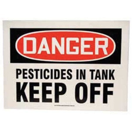 Gemplers Zweisprachiges Warnschild – „Danger Pesticides Keep Out“ Auf Deutsch/Spanisch, Wetterfest & UV-beständig