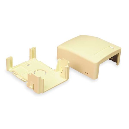 Legrand Small Data Box, 2.75 in W, 3.75 in L, Ivory PDB1CMV