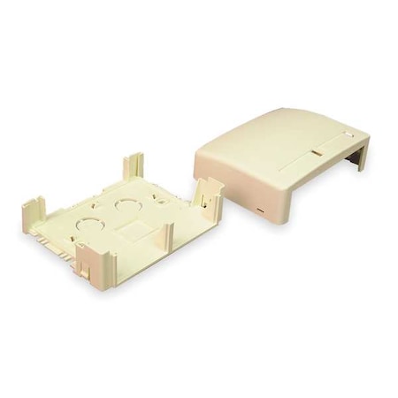 Legrand Data Box, 3.75 in W, 5 in L, Ivory PDB2CMV