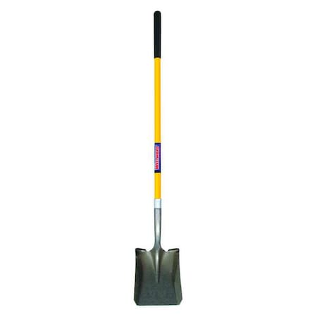 WESTWARD Square Point Shovel, 47-1/2 In. Handle 3YU83