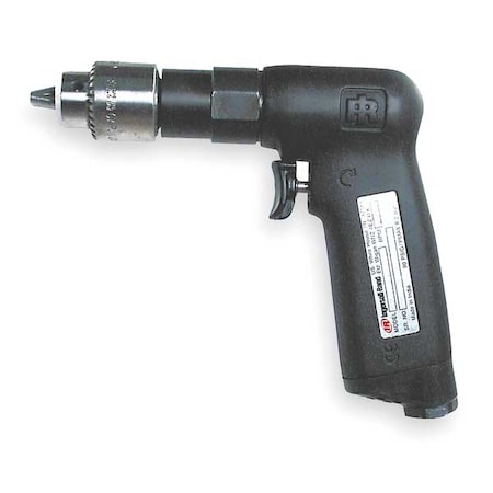 Ingersoll-Rand Air Drill, Industrial, Pistol, 1/4 In. 1AL1