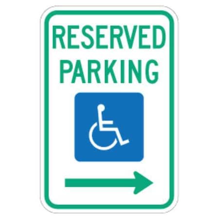 Lyle Reserved Parking Parking Sign, 18" x 12, FD01R FD01R