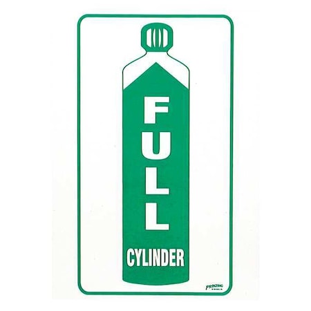 Brady Cylinder Label, Information, Vinyl, 7 in H x 5 in W, Rectangle SM571E