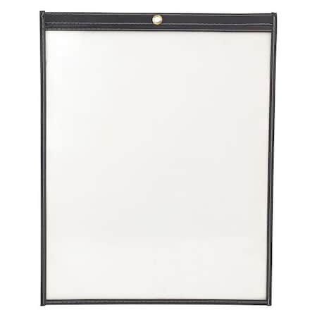 Baw Plastics JOB TICKET HOLDER 12X15 SEWN HDR 12X15 BLK