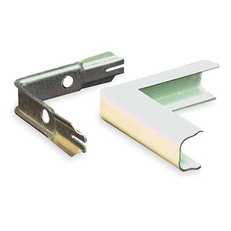 Legrand External Elbow Raceway, 500 Series, 1 Channel, 3/4 in W, 0.53 in H, 2-3/4 in L, Ivory V518