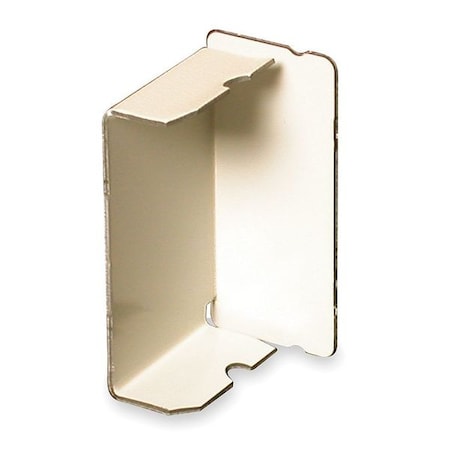Legrand Blank End, 2400 Series, 2 Channel, 1.9 in W, 0.75 in H, 1.25 in L, Ivory V2410B
