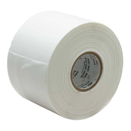 Bac Industries Duct Tape, White, 36 yd L, 3 in W TW-108