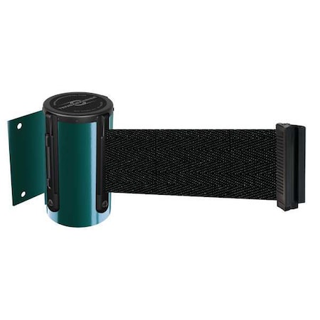 Tensabarrier Belt Barrier, Green, Belt Color Black 896-STD-28-MAX-NO-B9X-C