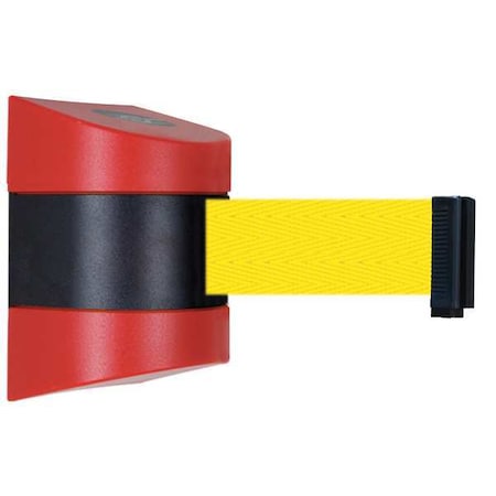 Tensabarrier Belt Barrier, Red, Belt Color Yellow 897-15-S-21-NO-Y5X-C