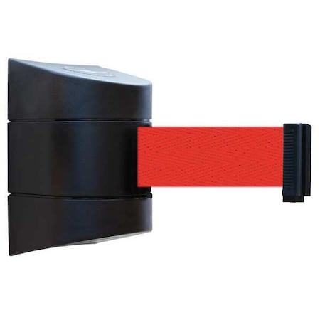Tensabarrier Belt Barrier, Black, Belt Color Red 897-15-S-33-NO-R5X-C