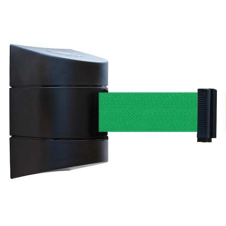 Tensabarrier Belt Barrier, Black, Belt Color Green 897-15-S-33-NO-G6X-C