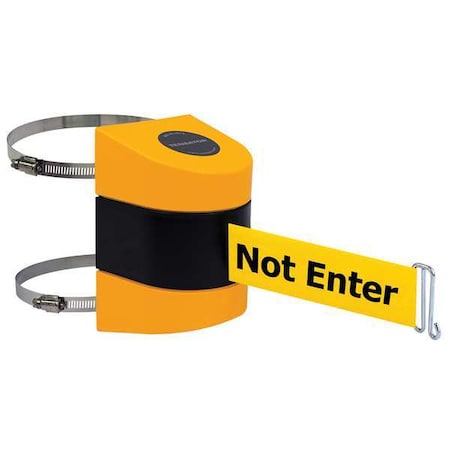 Tensabarrier Belt Barrier, Yellow, Belt Color Yellow 897-15-C-35-NO-YAX-A