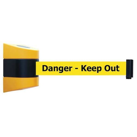 Tensabarrier Belt Barrier, Yellow, Belt Color Yellow 897-15-S-35-NO-YDX-C