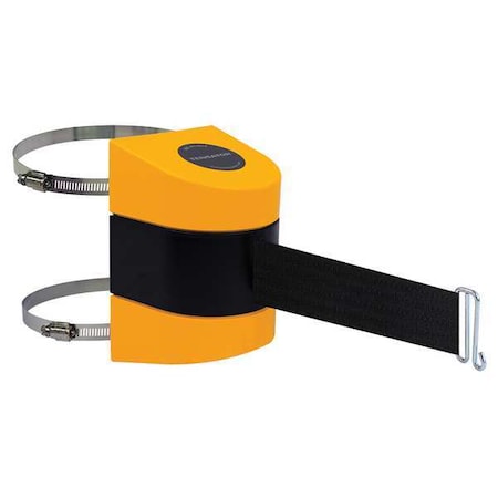 Tensabarrier Belt Barrier, Yellow, Belt Color Black 897-15-C-35-NO-B9X-A