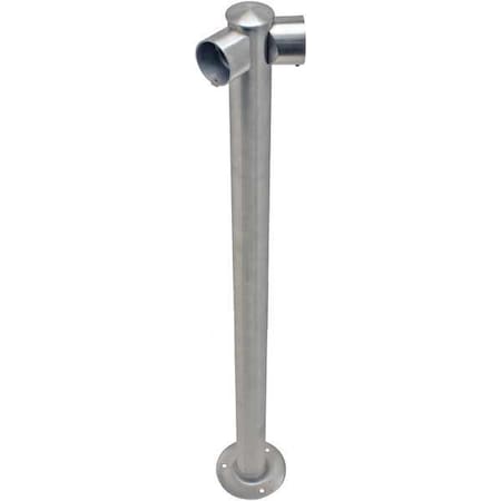 Tensabarrier Adapta-Rail, Angle Post, Polished Chrome ADAPTARAIL-1L-5-36-ANG-1P