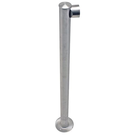Tensabarrier Adapta-Rail, End Post, Polished Chrome ADAPTARAIL-1L-5-36-END-1P