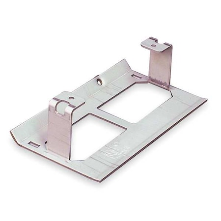 Legrand Raceway Device Bracket, 3000 Series, 1 Channel, 2.75 in W, 1.5 in H, 4.5 in L, Gray G3007C