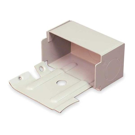 Legrand Raceway Entrance End, 3000 Series, 1 Channel, 2.75 in W, 1.5 in H, 3.5 in L, Gray G3010AE