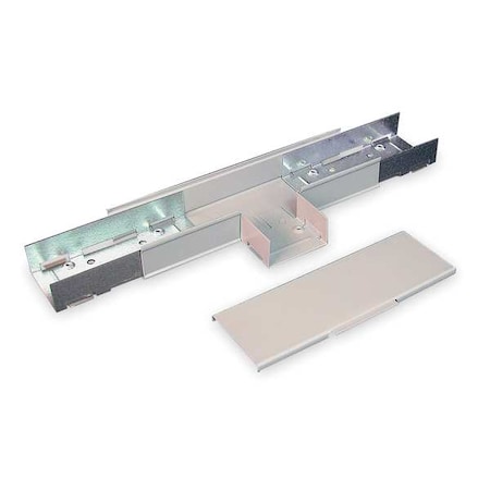 Legrand Tee, 3000 Series, 1 Channel, 4.5 in W, 1.47 in H, 10.25 in L, Gray G3015E