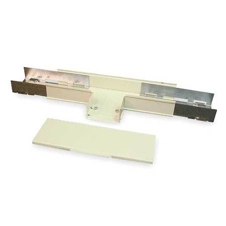 Legrand Tee Raceway, 3000 Series, 1 Channel, 4-1/2 in W, 1.47 in H, 10-1/4 in L, Ivory V3015E
