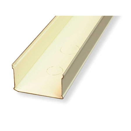 Legrand Cover Plate Raceway, 3000 Series, 1 Channel, 2-3/4 in W, 1-1/2 in H, 10 ft L, Ivory V3000B