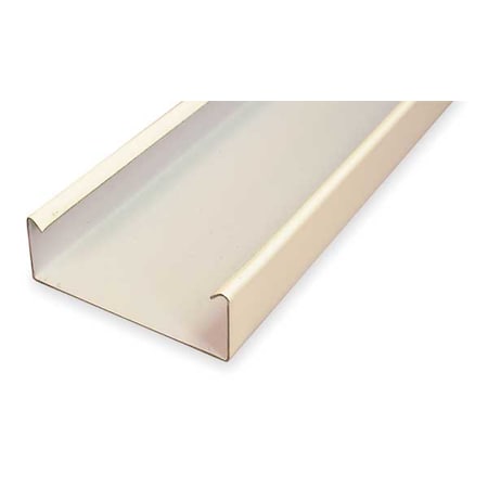 Legrand Cover Plate Raceway, 4000 Series, 1 Channel, 4-3/4 in W, 1-3/4 in H, 10 ft L, Ivory V4000B-10