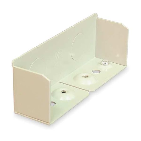 Legrand Blank End, 4000 Series, 1 Channel, 4.75 in W, 1.25 in H, 1.25 in L, Gray G4010B