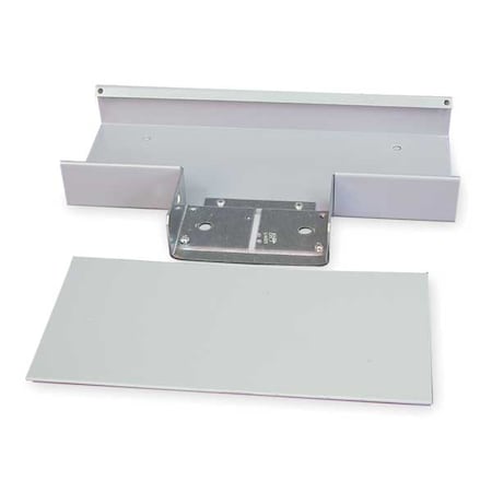 Legrand Full Capacity Tee, 4000 Series, 1 Channel, 7.125 in W, 1.5 in H, 12 in L, Gray G4015