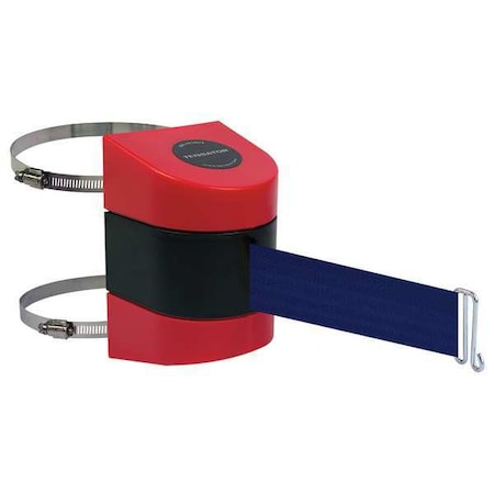 Tensabarrier Belt Barrier, Red, Belt Color Blue 897-24-C-21-NO-L5X-A