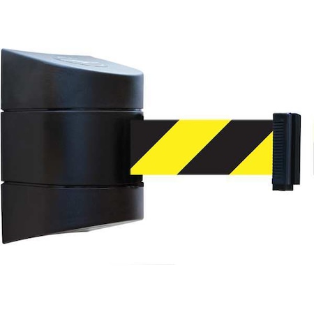 Tensabarrier Belt Barrier, Black, Belt Yellow/Black 897-24-S-33-NO-D4X-C