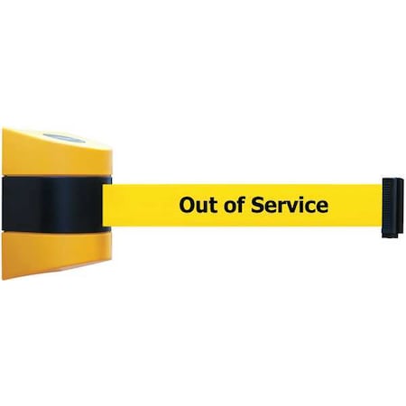 Tensabarrier Belt Barrier, Yellow, Belt Color Yellow 897-24-S-35-NO-YEX-C