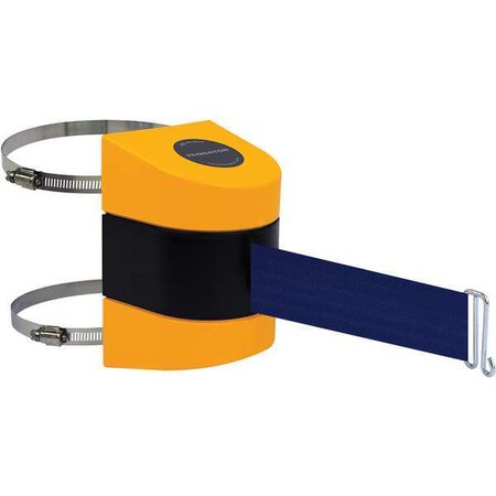 Tensabarrier Belt Barrier, Yellow, Belt Color Blue 897-24-C-35-NO-L5X-A
