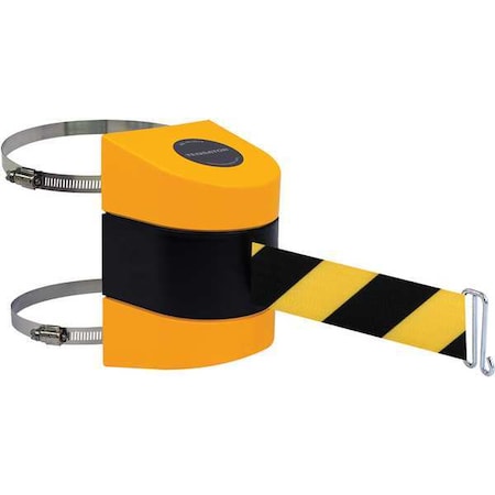 Tensabarrier Belt Barrier, Yellow, Belt Yellow/Black 897-24-C-35-NO-D4X-A