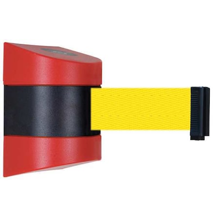 Tensabarrier Belt Barrier, Red, Belt Color Yellow 897-30-S-21-NO-Y5X-C