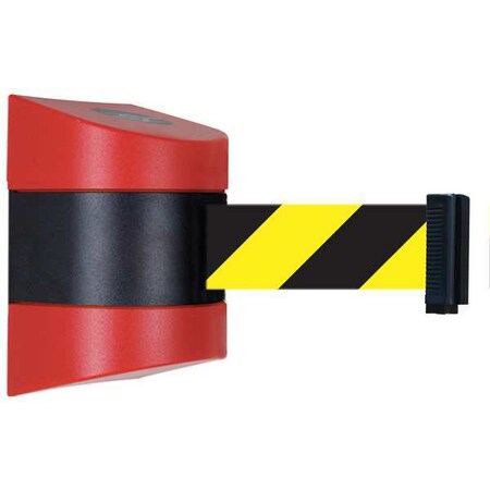 Tensabarrier Belt Barrier, Red, Belt Yellow/Black 897-30-S-21-NO-D4X-C