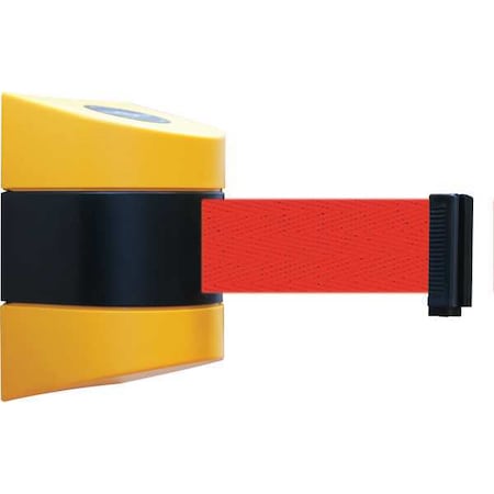 Tensabarrier Belt Barrier, Yellow, Belt Color Red 897-30-S-35-NO-R5X-C