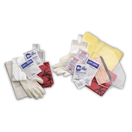 Zoro Select Biohazard PPE Kit, Biohazard Bag 3ZDV8