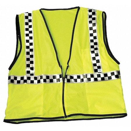 Towpro High Visibility Vest, Class 2, 4XL, Lime T101/4X