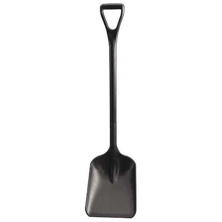 Remco No. 3 Safety Square Point Shovel, Plastic Blade, 30 in L, Black Polypropylene Handle 6896BKSS