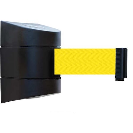 Tensabarrier Belt Barrier, Black, Belt Color Yellow 897-30-S-33-NO-Y5X-C