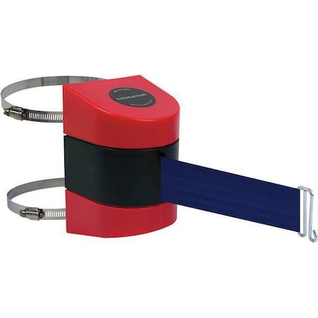 Tensabarrier Belt Barrier, Red, Belt Color Blue 897-30-C-21-NO-L5X-A