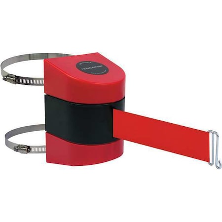 TENSABARRIER Belt Barrier, Red, Belt Color Red 897-30-C-21-NO-R5X-A