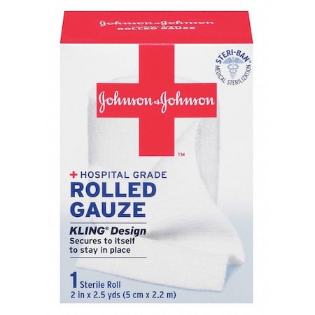 Johnson Gauze, Roll, 2 in, 2-1/2 yd 100880700